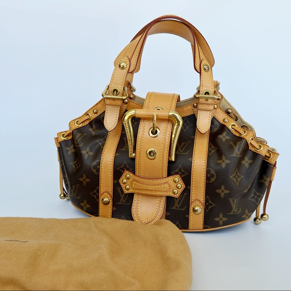 Authentic✅ Louis Vuitton Monogram Teda PM HandBag Satchel Brown M92399 Purse - Picture 4 of 12